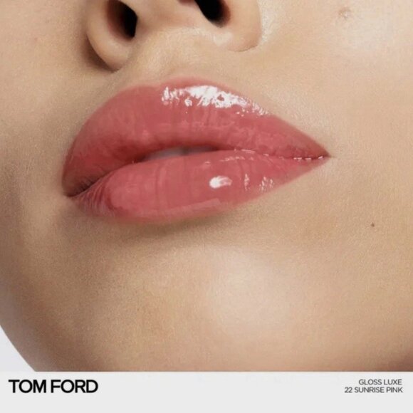 Tom Ford Gloss Luxe Moisturizing Lip Set-Inhibition & Sunrise Pink-2pc-BOXED-NEW - Picture 11 of 16